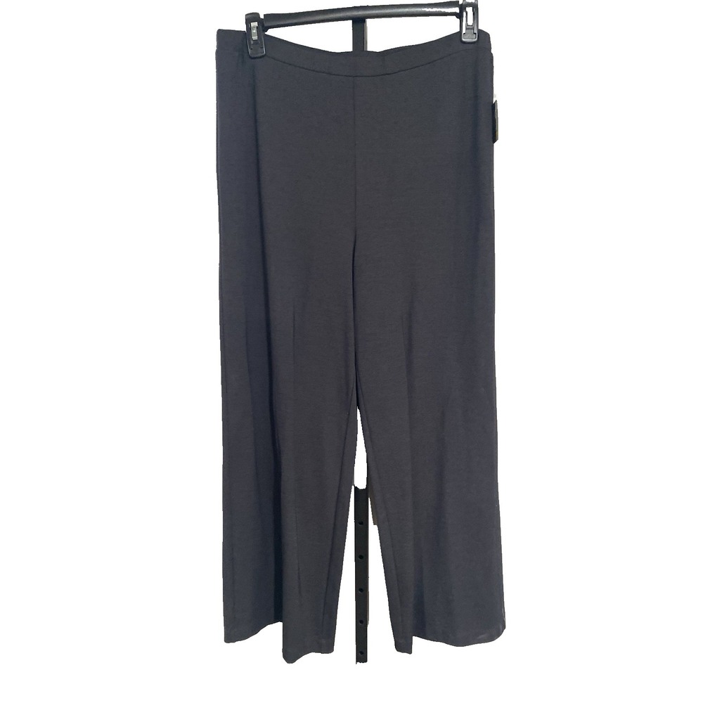 john mark womens pants slacks stretch‎ pull on DARK GRAY 14 XL BRAND NEW $99 A6